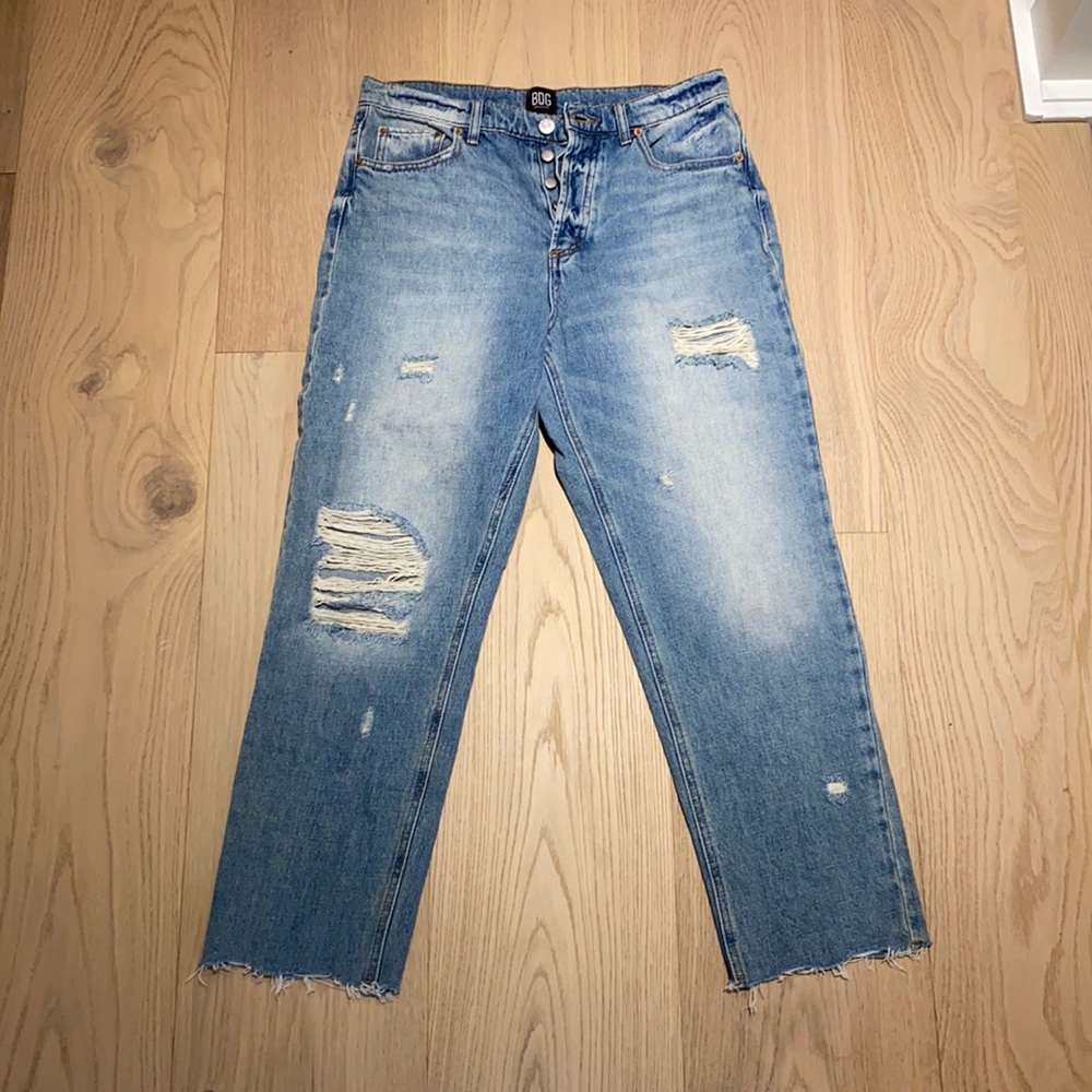 Urban Outfitters BDG Slim Straight Ripped Jeans